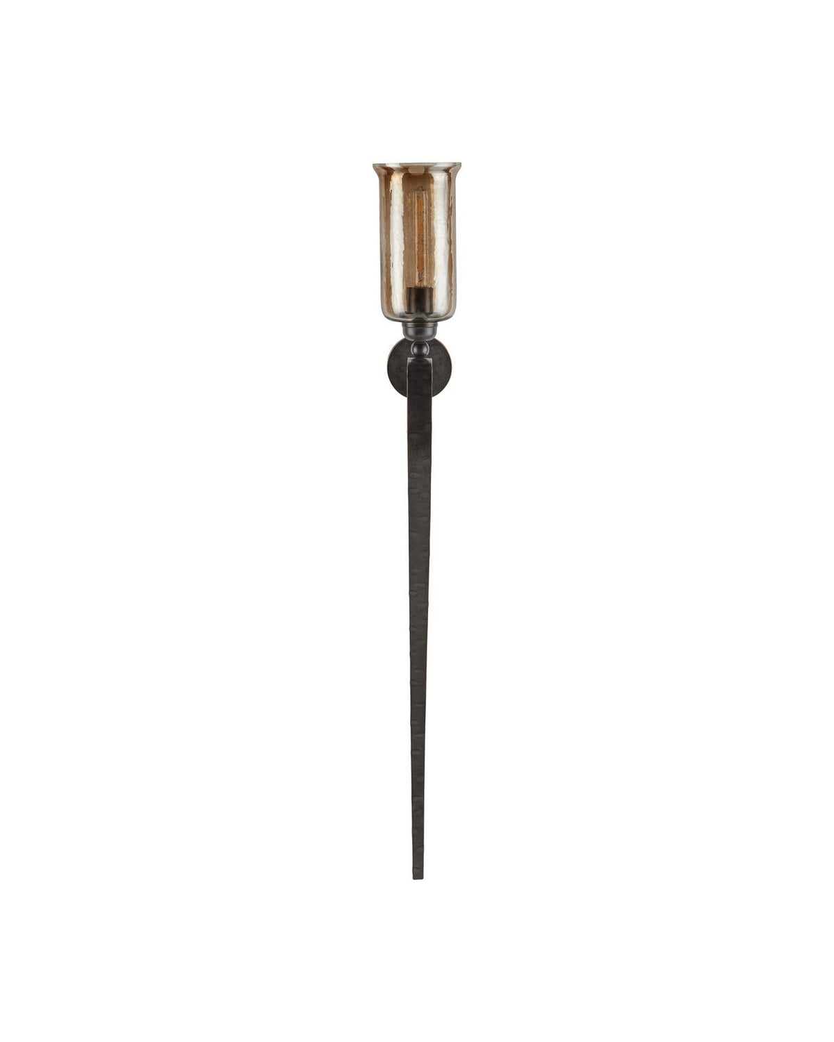 Currey and Company - 5000-0297 - One Light Wall Sconce - Wemyss - Gilded Oak/Smoke