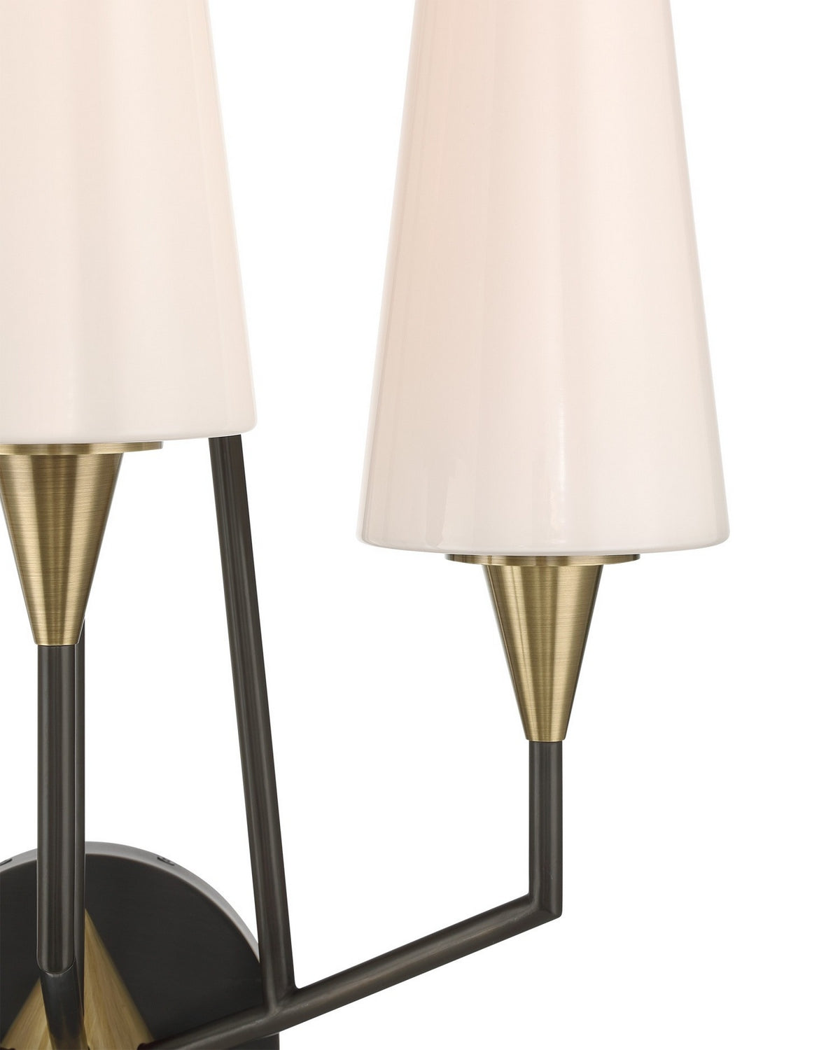 Currey and Company - 5000-0303 - LED Wall Sconce - Hennin - Polished Antique Brass/Oil Rubbed Bronze
