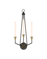 Currey and Company - 5000-0303 - LED Wall Sconce - Hennin - Polished Antique Brass/Oil Rubbed Bronze