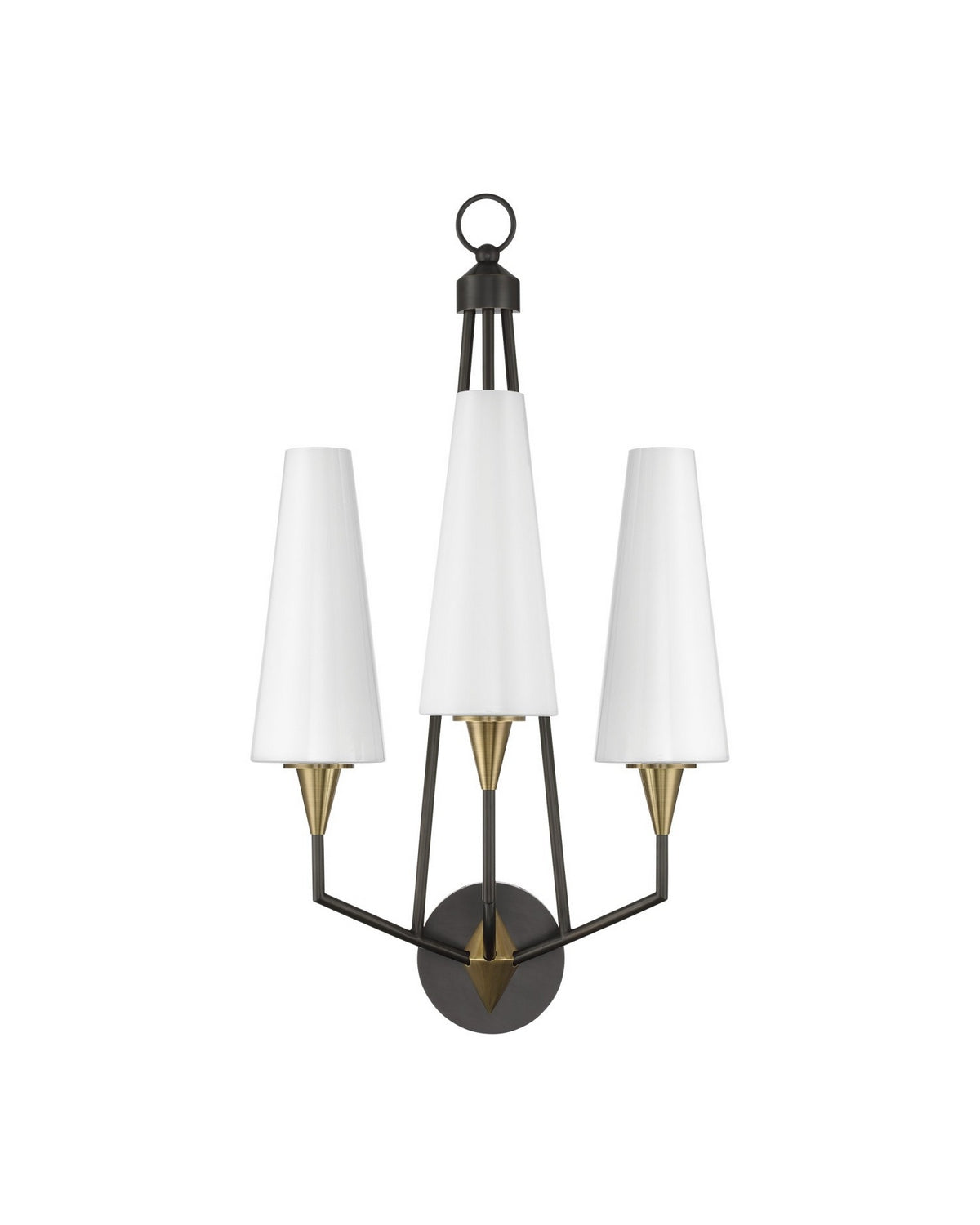 Currey and Company - 5000-0303 - LED Wall Sconce - Hennin - Polished Antique Brass/Oil Rubbed Bronze