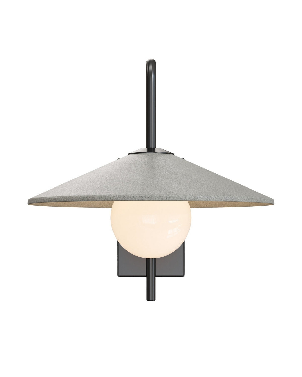 Currey and Company - 5500-0058 - One Light Wall Sconce - Bothy - Natural/Black/Frosted White