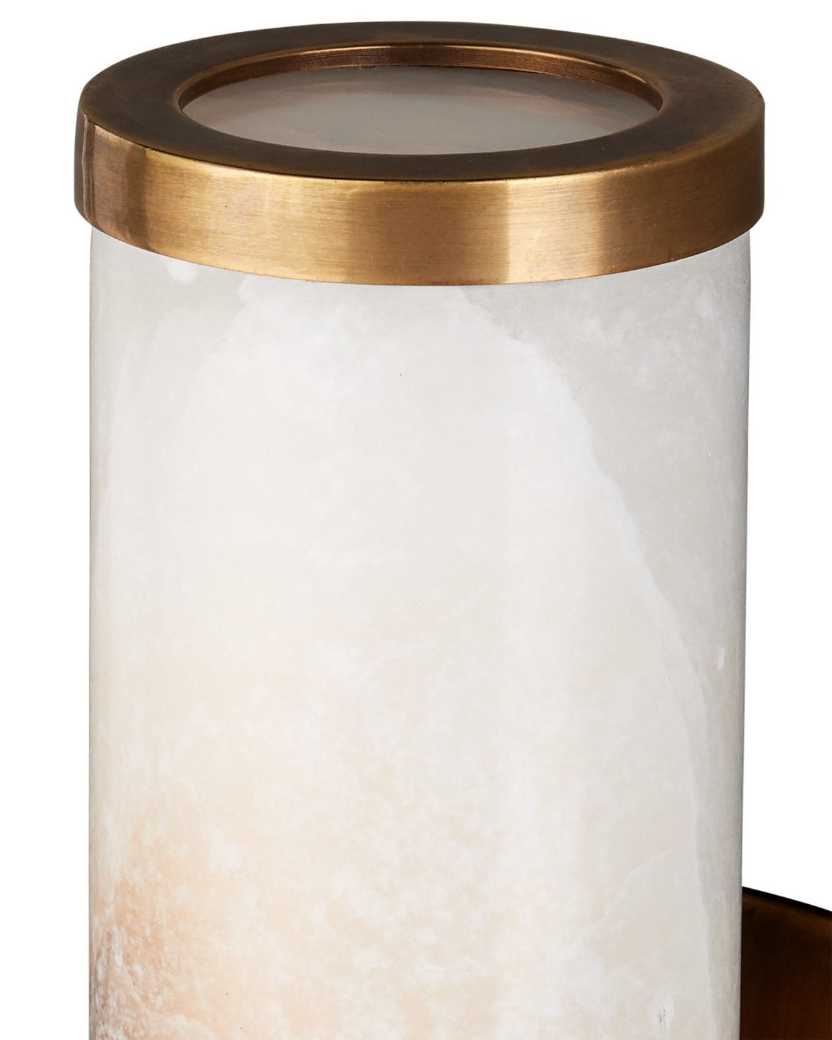 Currey and Company - 5800-0076 - LED Wall Sconce - Brenham - Natural/Vintage Brass
