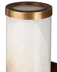 Currey and Company - 5800-0076 - LED Wall Sconce - Brenham - Natural/Vintage Brass