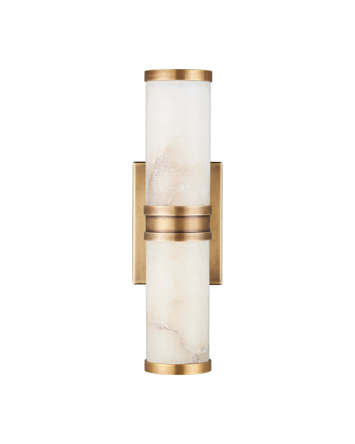 Currey and Company - 5800-0076 - LED Wall Sconce - Brenham - Natural/Vintage Brass
