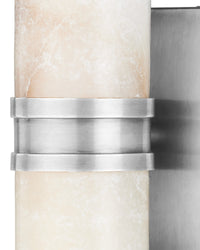 Currey and Company - 5800-0077 - LED Wall Sconce - Brenham - Natural/Nickel