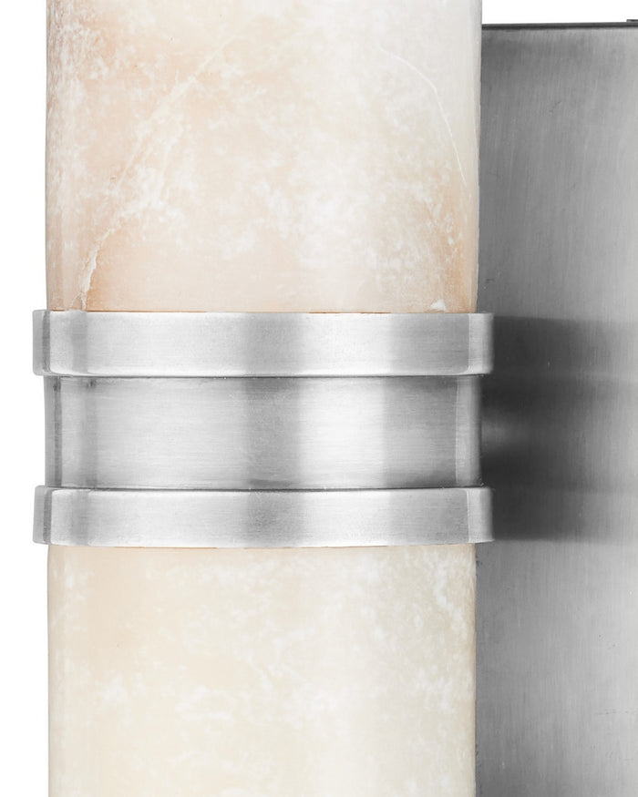 Currey and Company - 5800-0077 - LED Wall Sconce - Brenham - Natural/Nickel