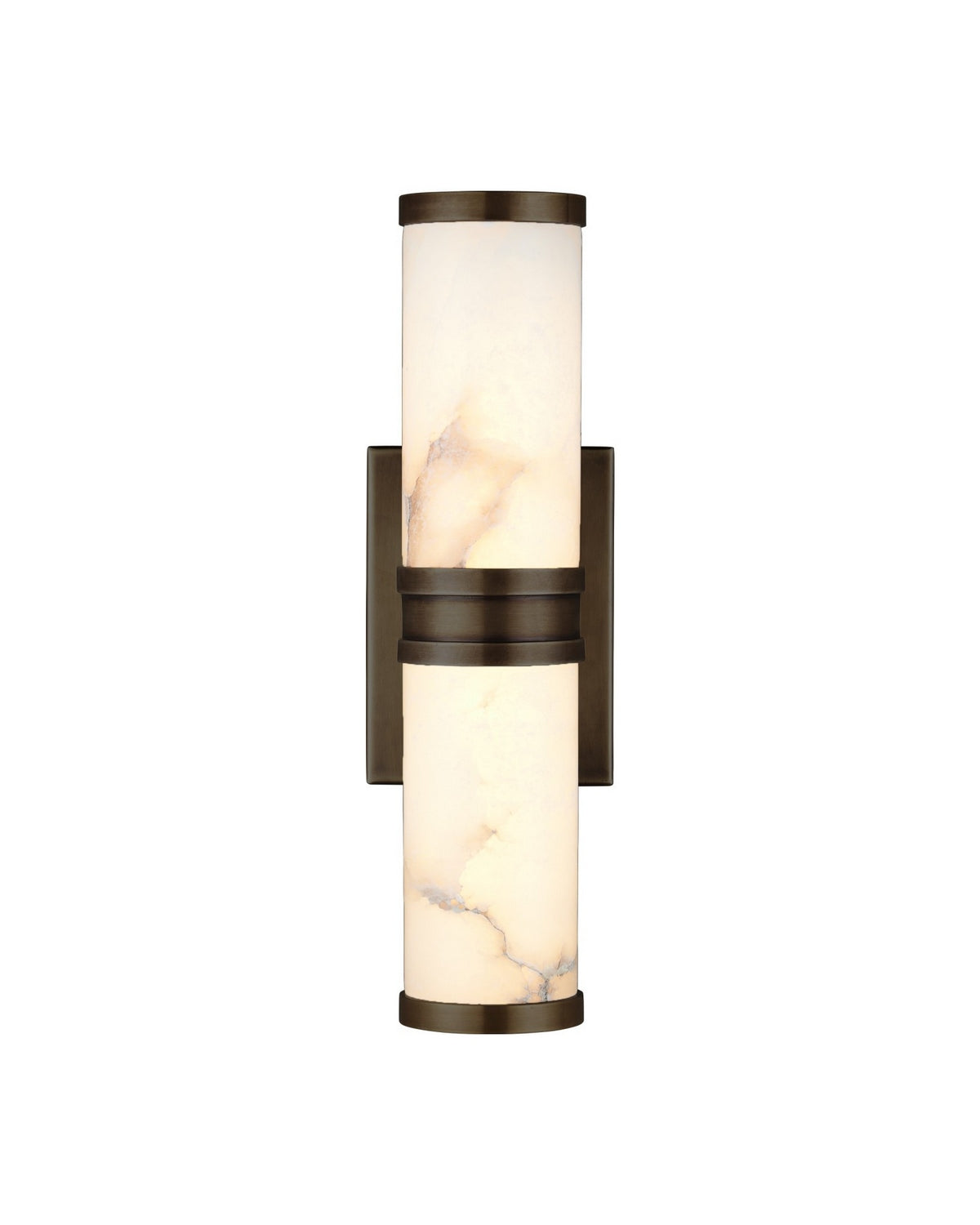 Currey and Company - 5800-0078 - LED Wall Sconce - Brenham - Natural/Oil Rubbed Bronze