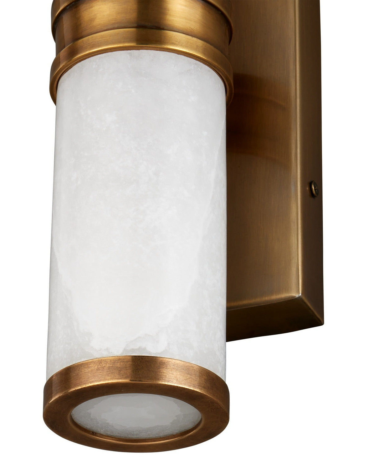 Currey and Company - 5800-0079 - LED Wall Sconce - Brenham - Natural/Vintage Brass