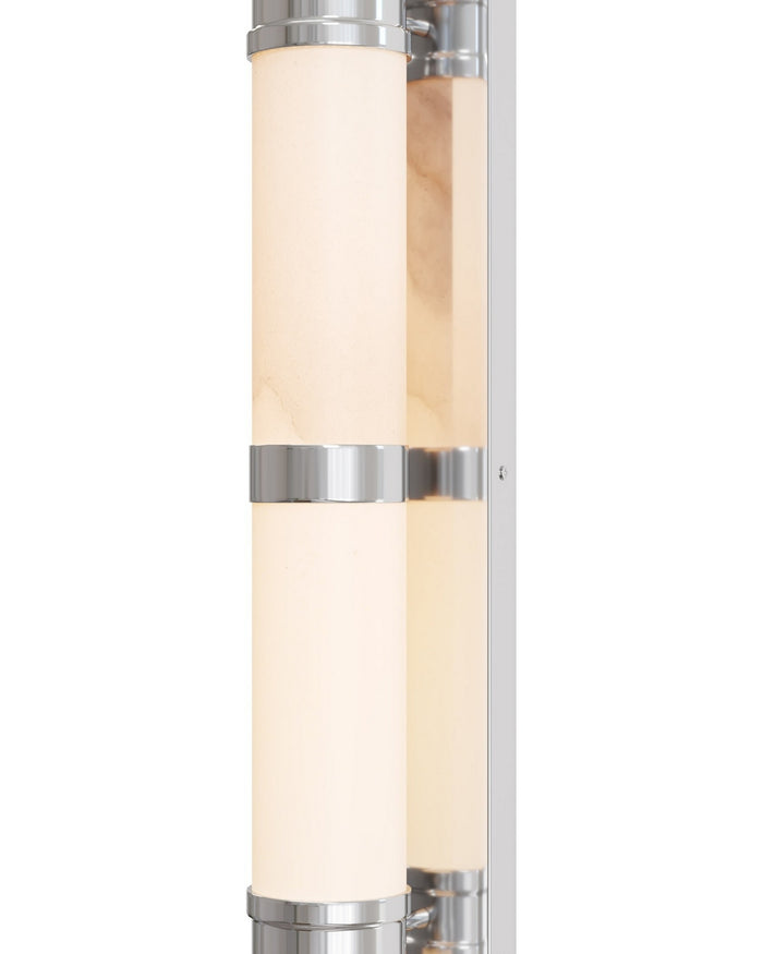 Currey and Company - 5800-0080 - LED Wall Sconce - Brenham - Natural/Nickel