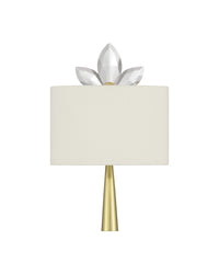 Currey and Company - 5900-0061 - One Light Wall Sconce - Trillium - Clear/Brass