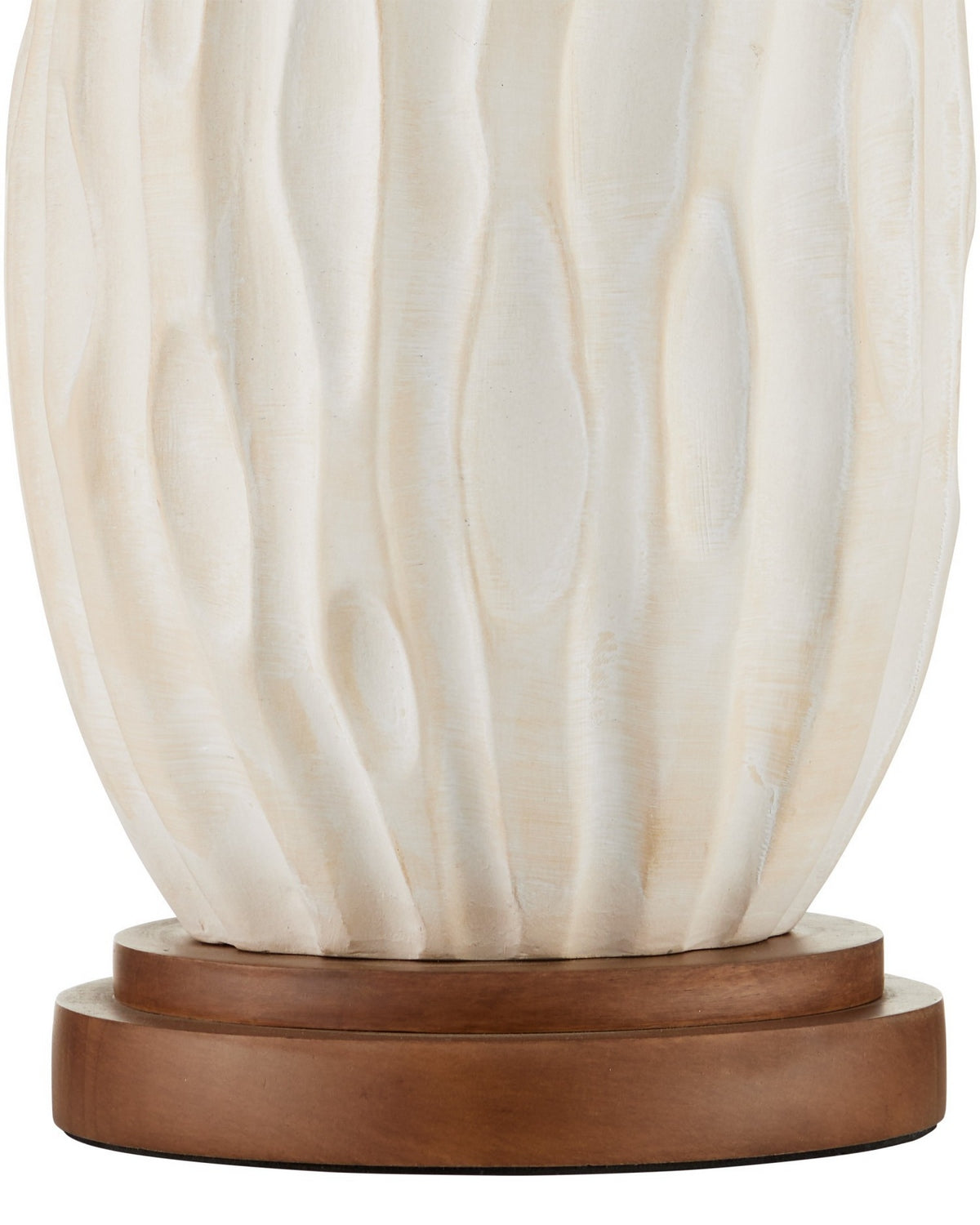 Currey and Company - 6000-1050 - One Light Table Lamp - Water-borne - Off-White/Natural