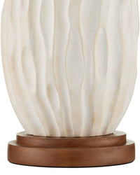 Currey and Company - 6000-1050 - One Light Table Lamp - Water-borne - Off-White/Natural
