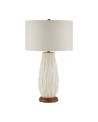 Currey and Company - 6000-1050 - One Light Table Lamp - Water-borne - Off-White/Natural