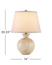 Currey and Company - 6000-1052 - One Light Table Lamp - Brushmark - Beige