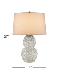 Currey and Company - 6000-1053 - One Light Table Lamp - Jessamine - White