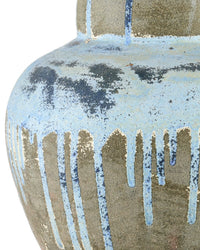 Currey and Company - 6000-1054 - One Light Table Lamp - Catania - Antique Blue Drip