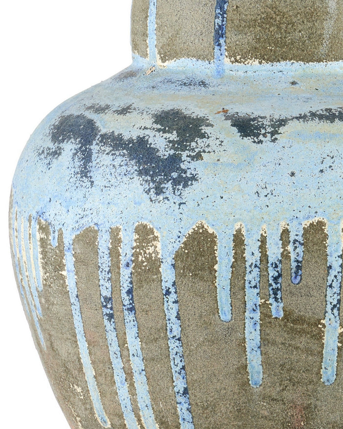 Currey and Company - 6000-1054 - One Light Table Lamp - Catania - Antique Blue Drip