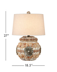 Currey and Company - 6000-1055 - One Light Table Lamp - Seascape - Natural