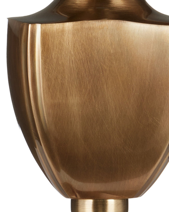 Currey and Company - 6000-1057 - One Light Table Lamp - Waddill - Antique Brass