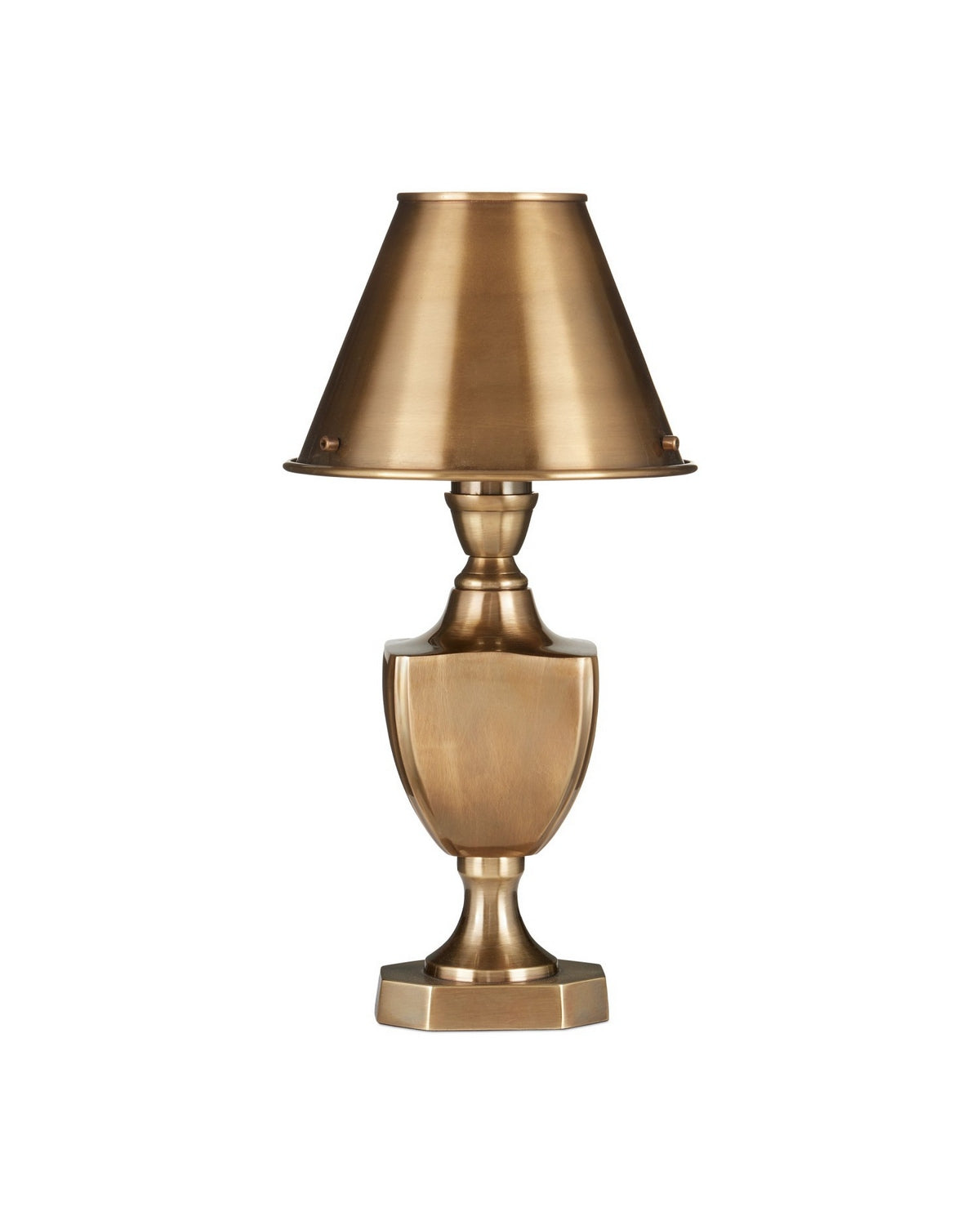 Currey and Company - 6000-1057 - One Light Table Lamp - Waddill - Antique Brass