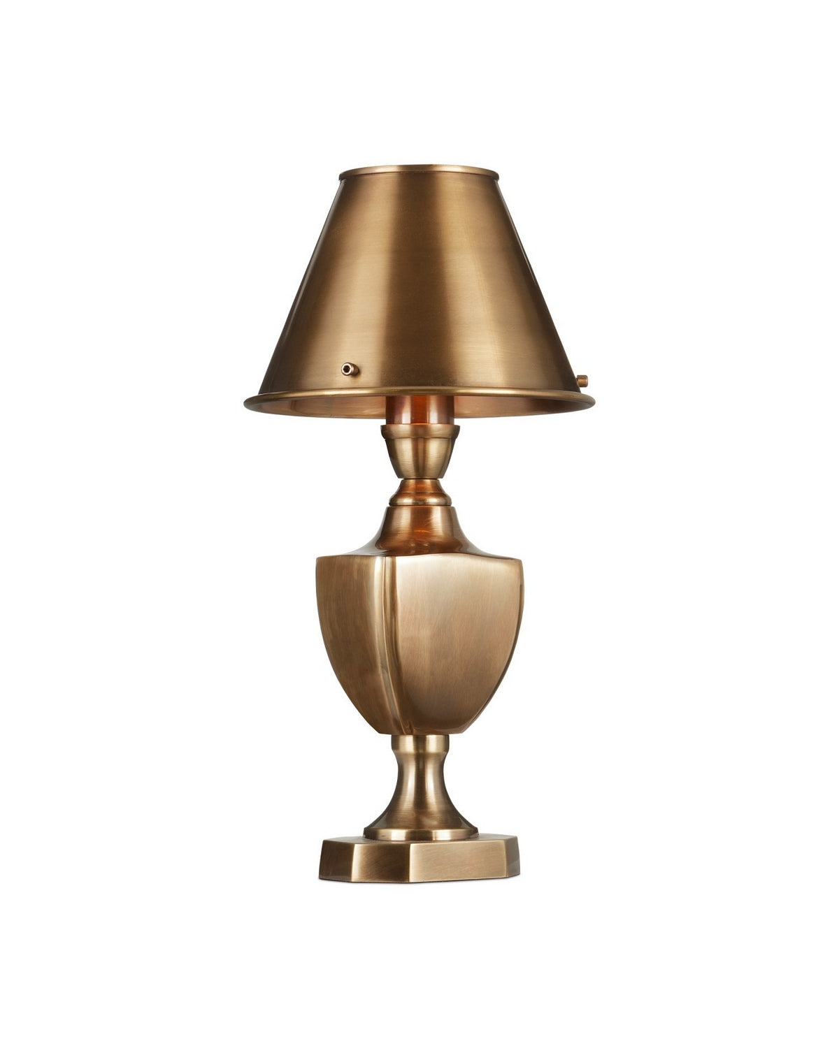 Currey and Company - 6000-1057 - One Light Table Lamp - Waddill - Antique Brass
