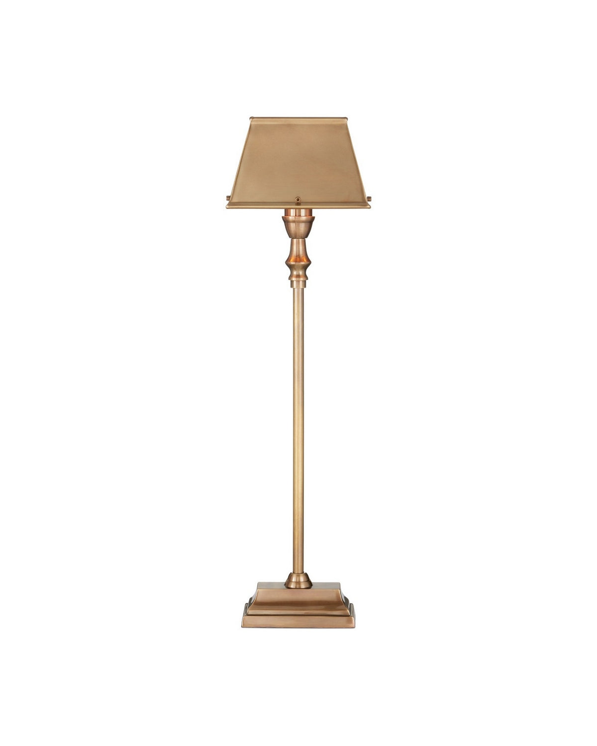 Currey and Company - 6000-1058 - One Light Table Lamp - Geddy - Antique Brass