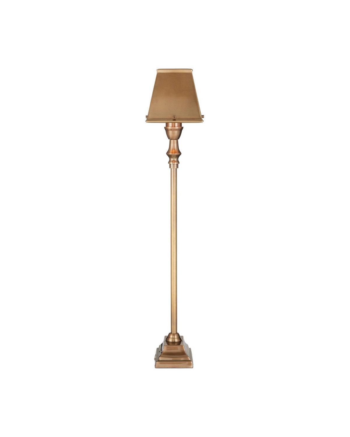 Currey and Company - 6000-1058 - One Light Table Lamp - Geddy - Antique Brass