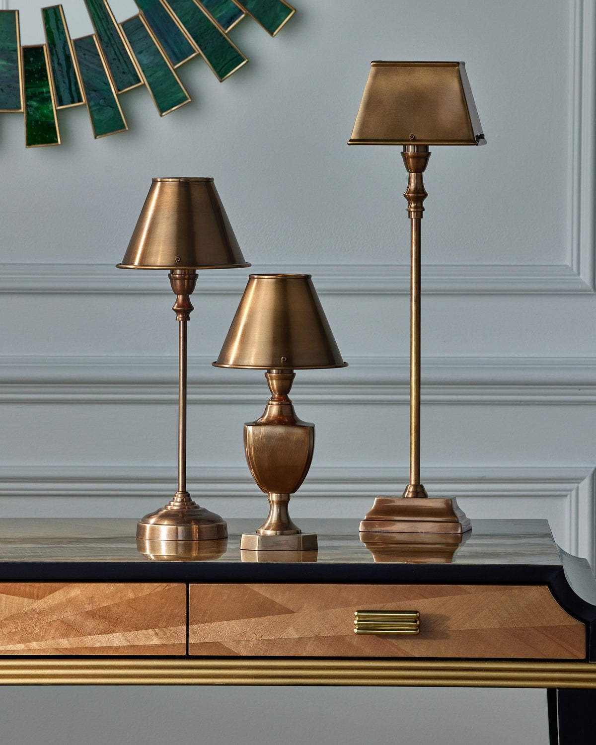 Currey and Company - 6000-1058 - One Light Table Lamp - Geddy - Antique Brass