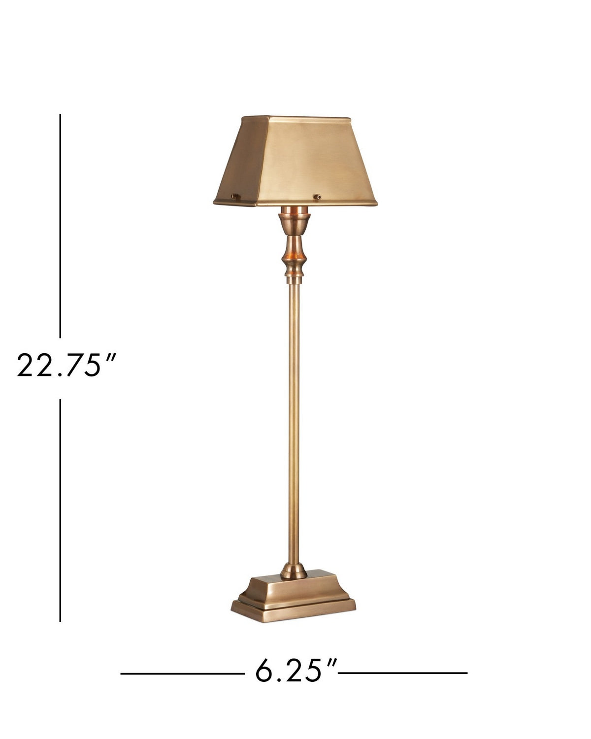 Currey and Company - 6000-1058 - One Light Table Lamp - Geddy - Antique Brass