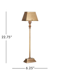 Currey and Company - 6000-1058 - One Light Table Lamp - Geddy - Antique Brass