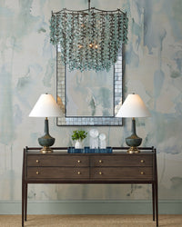 Currey and Company - 6000-1060 - One Light Table Lamp - Djinn - Verdigris/Antique Brass