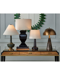 Currey and Company - 6000-1060 - One Light Table Lamp - Djinn - Verdigris/Antique Brass