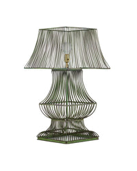 Currey and Company - 6000-1062 - One Light Table Lamp - Tuteurs - Distressed Green