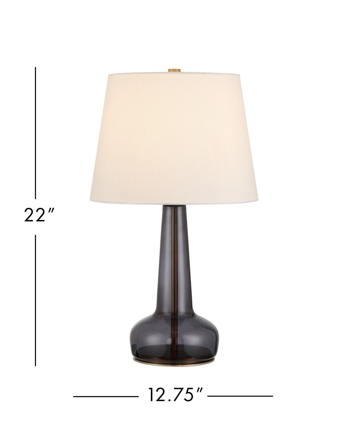 Currey and Company - 6000-1063 - One Light Table Lamp - Rosenborg - Dark Purple