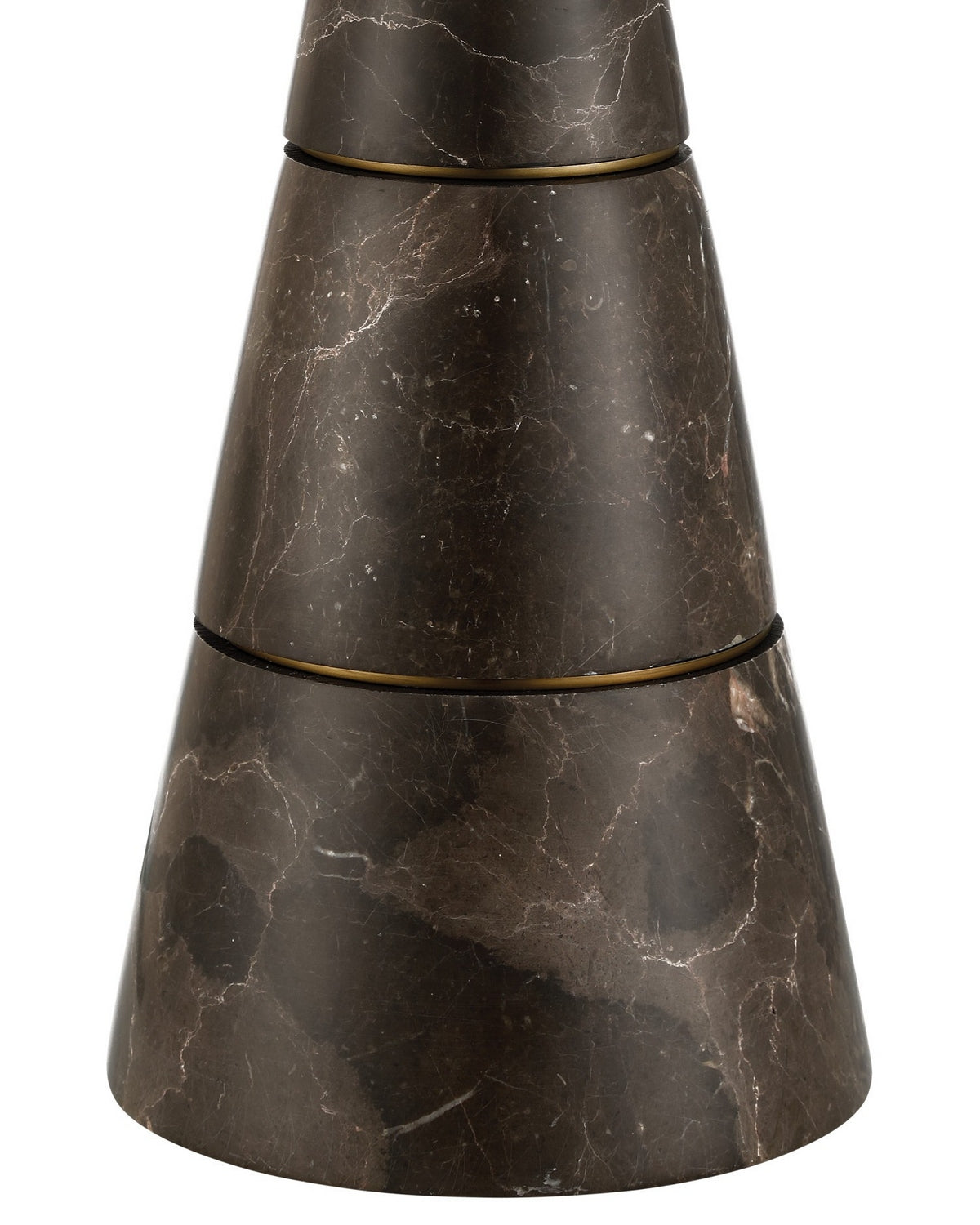 Currey and Company - 6000-1065 - Two Light Desk Lamp - Edith - Coffee Brown/Antique Brass