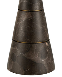 Currey and Company - 6000-1065 - Two Light Desk Lamp - Edith - Coffee Brown/Antique Brass