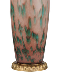 Currey and Company - 6000-1068 - One Light Table Lamp - Brielle - Pale Pink/Green/Brown/Gold Leaf