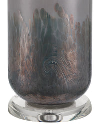 Currey and Company - 6000-1071 - One Light Table Lamp - Lewes - Gray/Clear/Polished Nickel