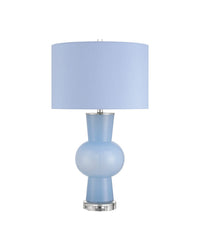Currey and Company - 6000-1072 - One Light Table Lamp - Duende - Blue/Clear