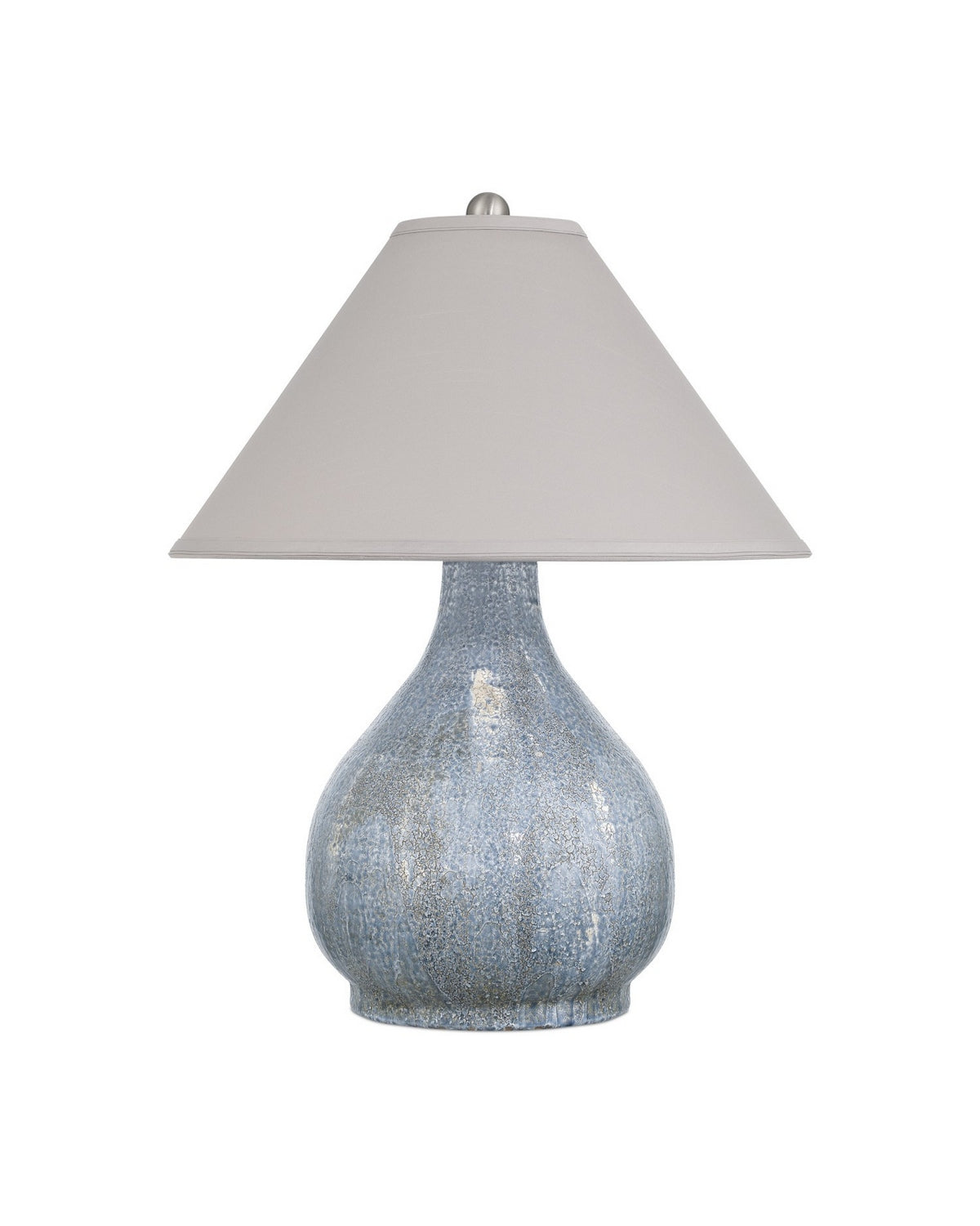Currey and Company - 6000-1074 - One Light Table Lamp - Malin - Gray/Blue