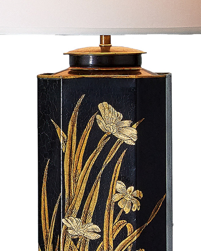 Currey and Company - 6000-1075 - One Light Table Lamp - Glasshouse - Black/Gold