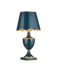 Currey and Company - 6700-0016 - LED Table Lamp - Travelogue - Navy/Gold