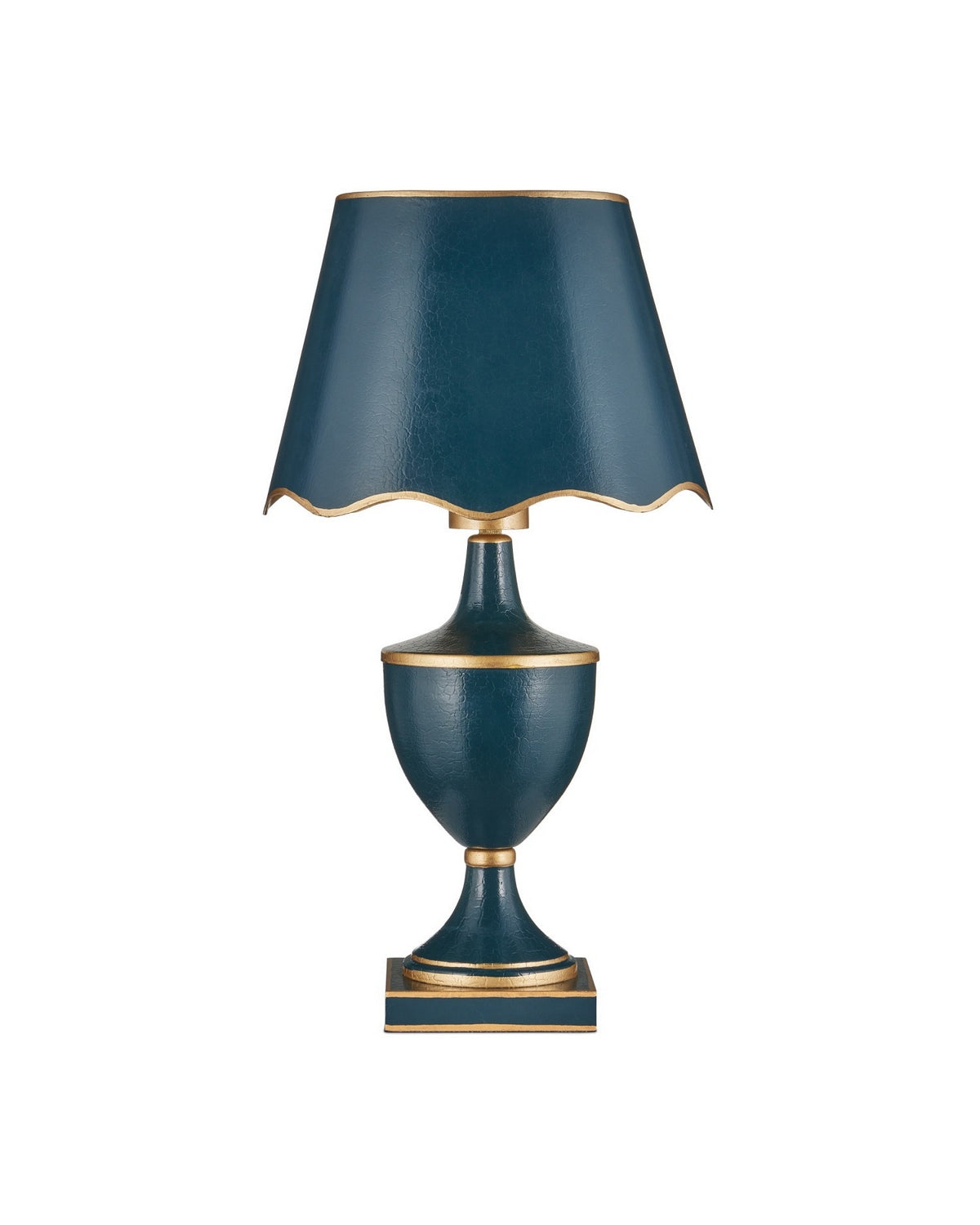 Currey and Company - 6700-0016 - LED Table Lamp - Travelogue - Navy/Gold