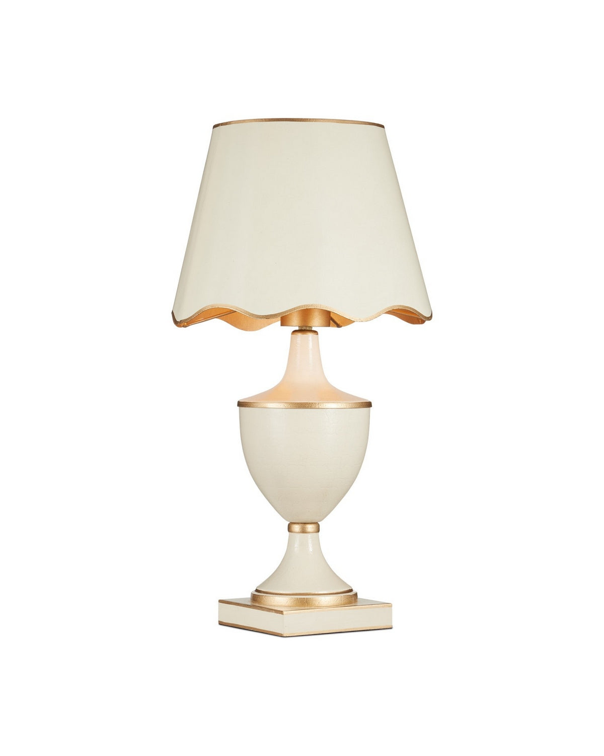 Currey and Company - 6700-0017 - LED Table Lamp - Travelogue - Ivory/Gold