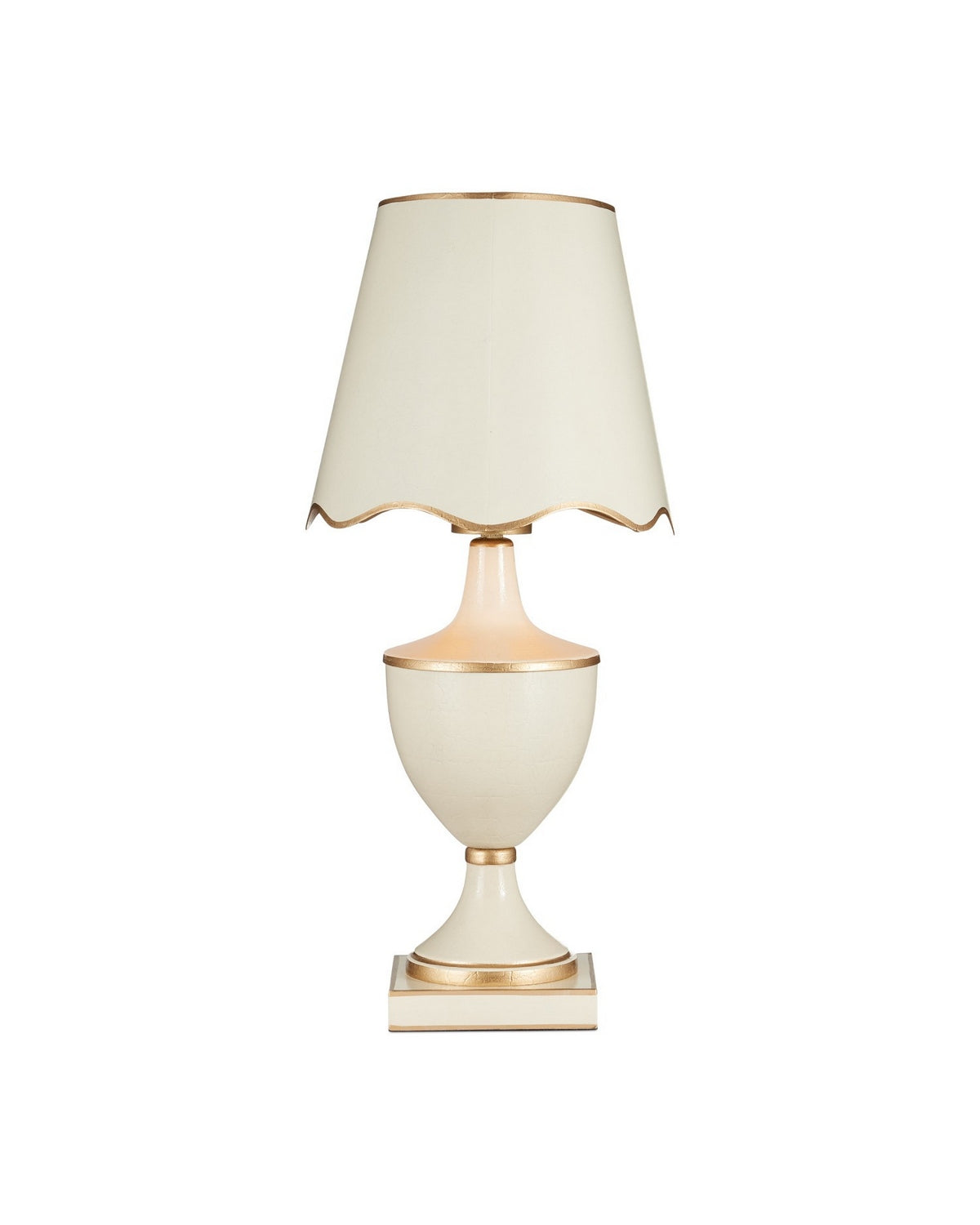 Currey and Company - 6700-0017 - LED Table Lamp - Travelogue - Ivory/Gold