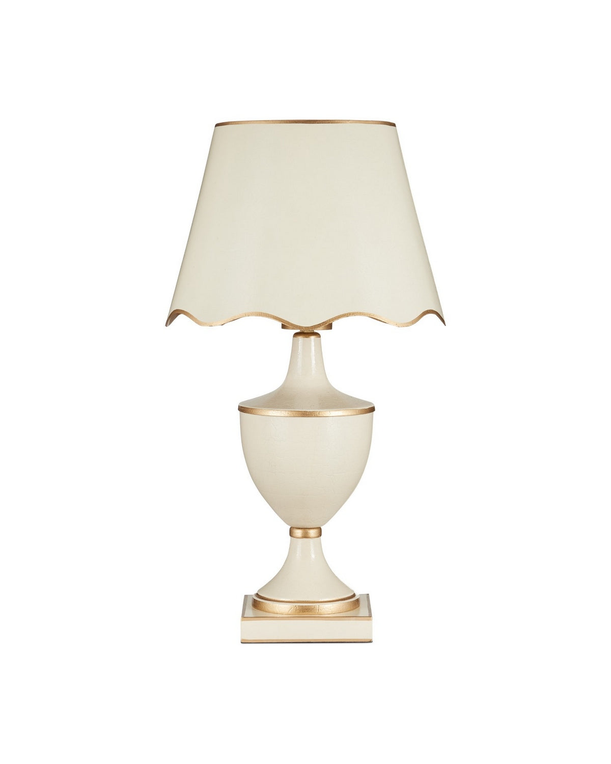 Currey and Company - 6700-0017 - LED Table Lamp - Travelogue - Ivory/Gold