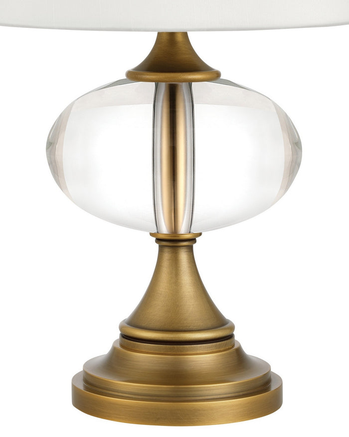 Currey and Company - 6700-0018 - LED Table Lamp - Sashay - Clear/Polished Antique Brass