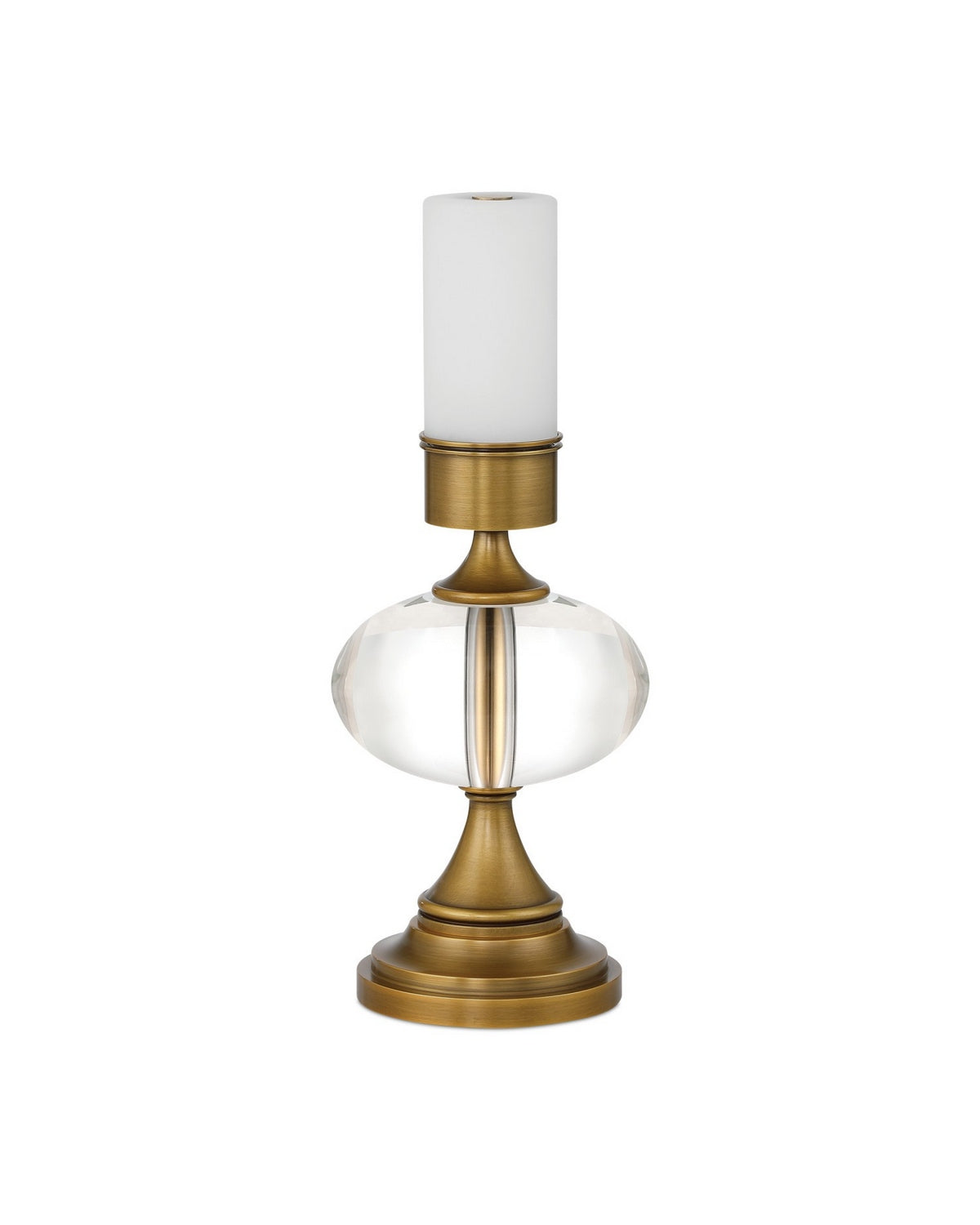 Currey and Company - 6700-0018 - LED Table Lamp - Sashay - Clear/Polished Antique Brass