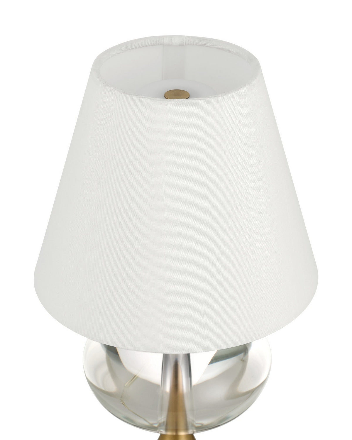 Currey and Company - 6700-0018 - LED Table Lamp - Sashay - Clear/Polished Antique Brass