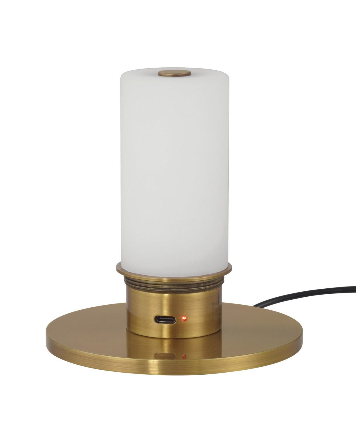 Currey and Company - 6700-0018 - LED Table Lamp - Sashay - Clear/Polished Antique Brass